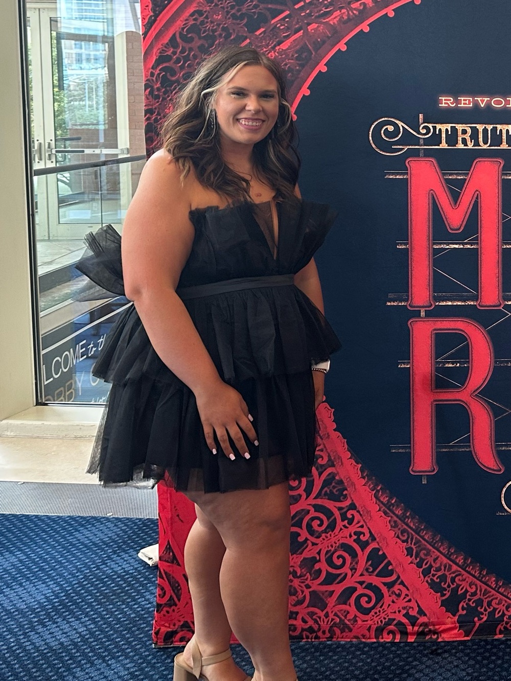 Fashion Nova Black Tiered Tulle Mini Dress - Picture 2 of 5